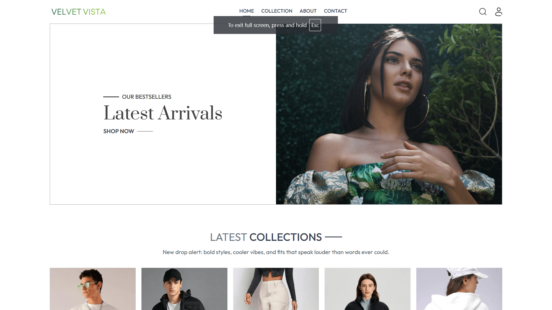 Modern E-commerce Store with Admin Panel